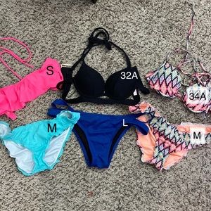 Set of 6 Victoria’s Secret swim pieces!